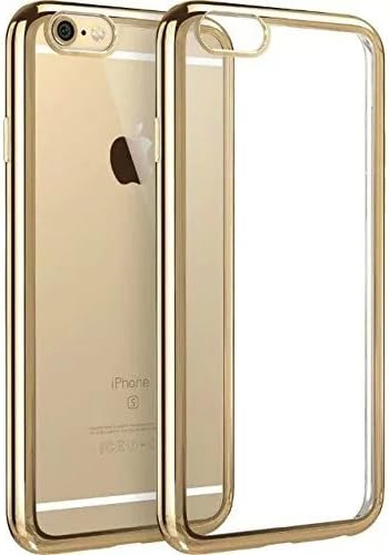 iPhone 6 Plus Case,Romandar [Twinkler Series] [Anti-Scratch] Premium Flexible Soft TPU Bumper Silicone Case with Electroplate Frame Fit for iPhone 6 Plus &amp; iPhone 6s Plus (5.5 inches) -- Gold