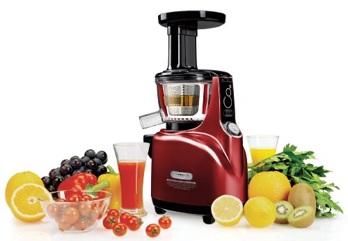 Kuvings NS-940 Silent Upright Masticating Juicer, Red