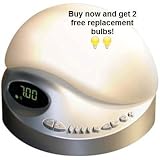 BioBrite Sunrise Radio Advanced Model - Platinum with 2 FREE replacement bulbs