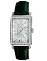Gevril Women's Mini Quartz Avenue of Americas Green Diamond Watch #7246NL
