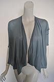 Calypso womens cashmere cardigan blue sweater XS
