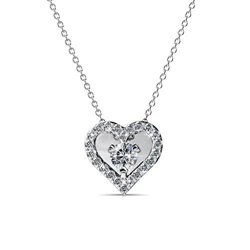 TK Beauty “Only Destiny” Heart Designed Necklace Pendants? With Swarovski Elements Crystals