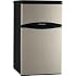 Frigidaire FFPH31M6LM 3.1 cu. ft. Compact Refrigerator with Top-Freezer Section, 2 Adjustable Glass Shelves, Clear Crisper Drawer, Beverage Can Rack, Bright Interior Lighting and Energy Star Qualified: Silver Mist