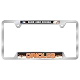 MLB Baltimore Orioles Metal License Plate Frame