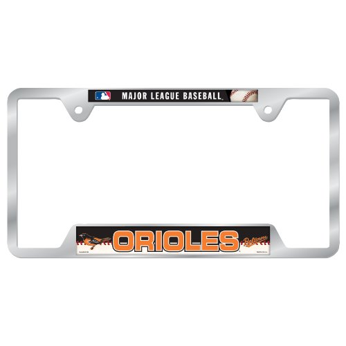MLB Baltimore Orioles Metal License Plate Frame