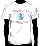 Aston Villa Soccer Tee, Adult X-Large - White