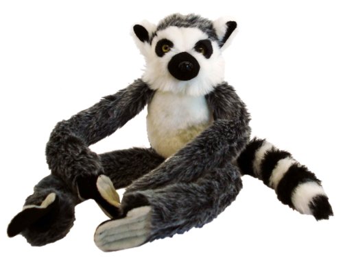 Imagen principal de Wild Republic 87616 - Lemur de peluche con velcro en manos y pies, 55 cm [importado de Alemania]