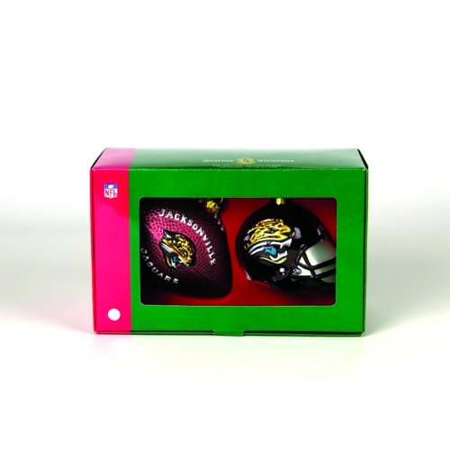 Jacksonville Jaguars Double Ornament Set