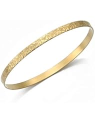 4.5mm Classic Flat Design Moroccan Womens Bangle 015-45FCDMWB