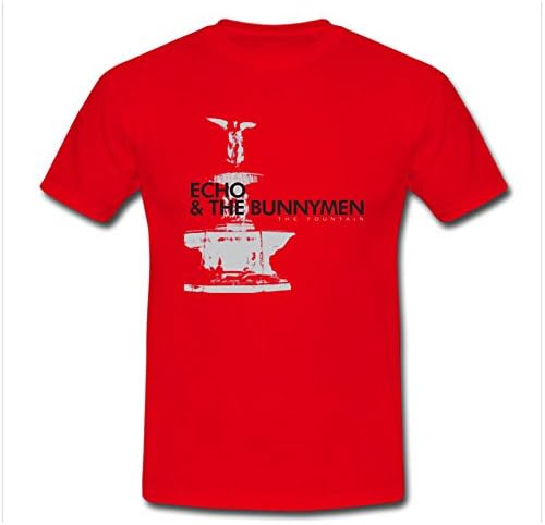 Details about eCHO and the bunnymen tee English rock band punk TSHIRT for Men Red (XL)