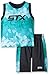 STX Boys' 2 Piece Printed Mini Mesh Tank and Short Set
