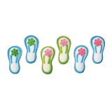 Flip Flops Shaped Sugar Decorations 90 pcs. by Escape Concepts