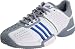 adidas Men's Barricade 6.0 Tennis Shoe,Running White/Fresh Blue/Silver,13 M US