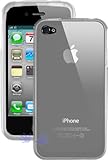 TPU Rubber Skin Case for Apple iPhone 4G, Clear White