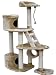 Go Pet Club Cat Tree Condo House, 22W x 46L x 59H, Beige