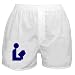 Blue Tinfoil Library Logo Boxer Shorts