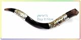 Amazing Silver-plated 27 Yemenite Shofar Kudu Judaica