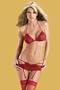 Escante Bordeaux Peek-A-Boo Set