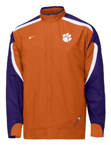 Clemson Tigers College Dri-FIT Orange 2007 Light-Weight Full-Zip Unlined Wind Jacket
