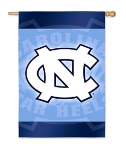 University of North Carolina Silk Reflections Flag - Regular Size