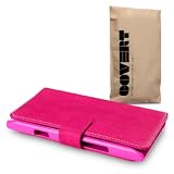 NOKIA LUMIA 900 "COVERT" BRANDED HOT PINK LOW PROFILE WALLET CASE