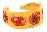 L. Erickson USA Ribbon Headband - California Poppy Red\Orange