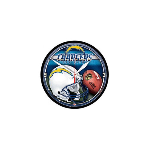 San Diego Chargers NFL Wall Clock