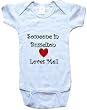 SOMEONE IN BUSSELTON LOVES ME - BUSSELTON BABY - City Series - White, Blue or Pink Onesie / Baby T-shirt
