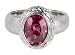 Platinum Oval Spinel Ring (3.01 ct), Size 6