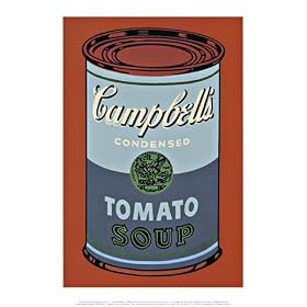 Posters: Andy Warhol Poster Art Print - Campbell's Soup Can (tomato) (14 x 11 inches)