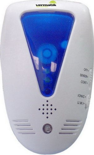 VERMATIK ADVANCED PLUG IN 4 IN 1 Electromagnetic Rat/Mouse/Rodent Repeller With Built In Ionic Air Purifier (AS SEEN ON TV)