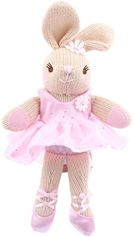 Cute Kawaii 5200mAh portable charger Plush Cartoon Ballet Rabbit Animal Doll Ornament power source charger Power Bank High Speed Portable toys External Battery Charger for apple iPhone android pink