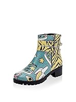 Isabelle Jaquelin Botines Youth (Verde / Amarillo)