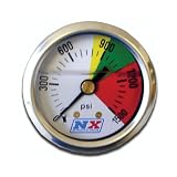 Nitrous Express 15508 0-1500 psi Nitrous Pressure Gauge