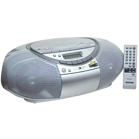 Maxi Boom Modified Sony CD Dual Speed 4 Track Play Cassette Player with AM-FM Radio