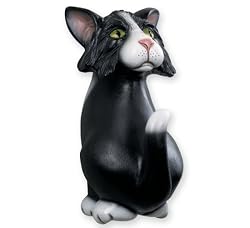 Black & White Cat Whimsical Coat Hook