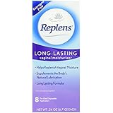 Replens Long-Lasting Vaginal Feminine Moisturizer 8 Prefilled Applicators