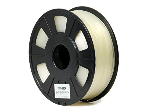 GP3D PLA Natural 3D Printer Filament - 1KG 1.75mm 2.2lbs. Compatible With 3D Printers Reprap, Makerbot Replicator 2, Makergear M2 and up, Afinia, Solidoodle 2, Printrbot