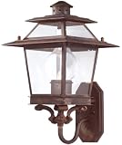 Marseilles Traditional Outdoor Wall Sconce - 13 inches wide