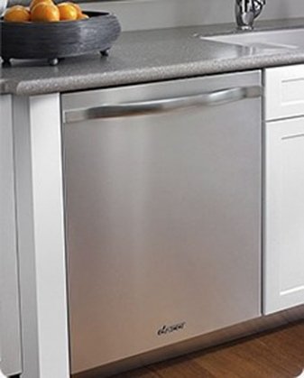 Fully Integrated Dishwasher With Soil Sensor Technology Stainless Steel Interior 3 Wash Options 5 Cycles & In Stainless Steel