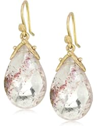 Gabrielle Sanchez Faceted Lepediachrosite Medium Double Seed Drop Earrings