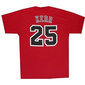 Chicago Bulls Steve Kerr Throwback Adidas T Shirt