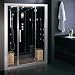 Platinum Luxury Steam Shower With Aromatherapy Ventilation Fan Overheat Protection Standard Bath Tub Size Overhead Rainfall Showerhead Handheld Showerhead & Acupuncture Body Massage