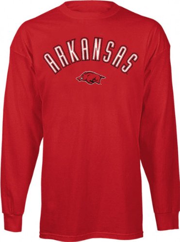 Buy Arkansas Razorbacks Youth Big Hit Long Sleeve T-Shirt