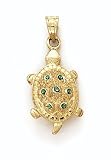 14K Turtle Pendant - GH14103