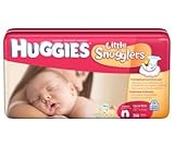 Huggies Little Snugglers Newborn Baby Diapers, Pack/36
