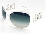 Dolce & Gabbana - New DOLCE & GABBANA D&G DG 6011B 6011-B 508/8G Sunglasses 67-16-120 Gradient Grey Lens White Frame