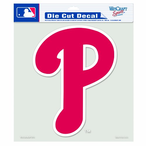 MLB Philadelphia Phillies 8-by-8 Inch Diecut Colored Decal at Amazon.com
