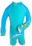 Shoreline UV Sun Protective Girls 2 Piece Set: Long Sleeve Top & Shorts (UPF 50+)