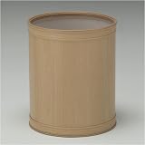 Redmon Wood Grain Vinyl Wastebasket